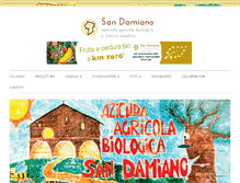 Tablet Screenshot of biologicasandamiano.com